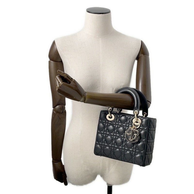 クリスチャン・ディオール ハンドバッグ マイレディディオール カナージュ M0538OCEA Christian Dior バッグ 2wayショルダー 黒