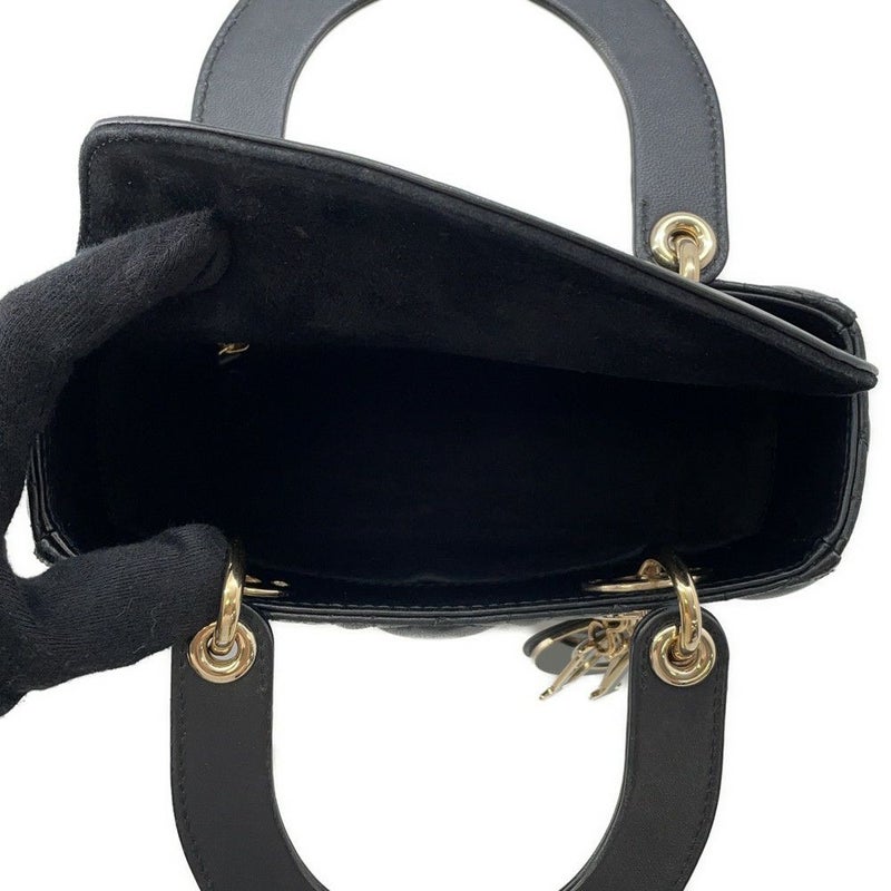 クリスチャン・ディオール ハンドバッグ マイレディディオール カナージュ M0538OCEA Christian Dior バッグ 2wayショルダー 黒