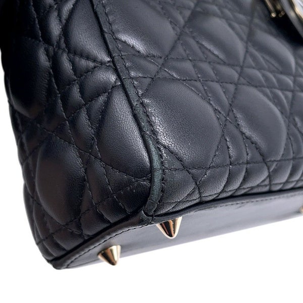 クリスチャン・ディオール ハンドバッグ マイレディディオール カナージュ M0538OCEA Christian Dior バッグ 2wayショルダー 黒