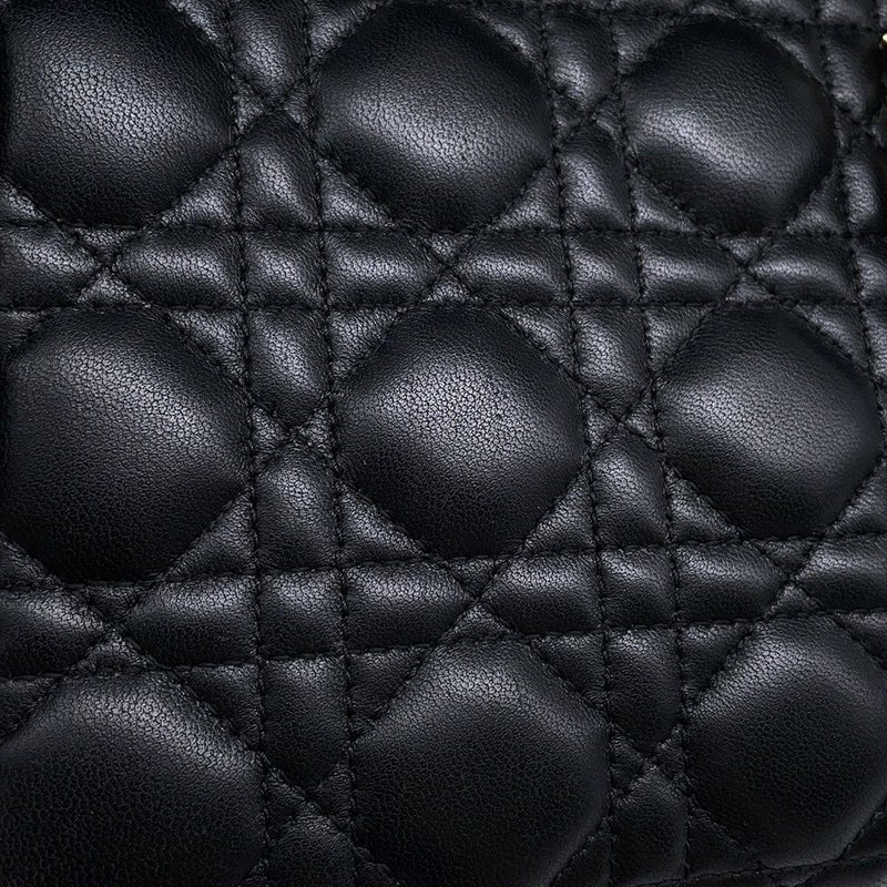 クリスチャン・ディオール ハンドバッグ マイレディディオール カナージュ M0538OCEA Christian Dior バッグ 2wayショルダー 黒