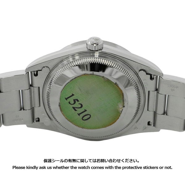 ロレックス オイスターパーペチュアル デイト Y番 15210 ROLEX 腕時計 ブルー文字盤 アラビア