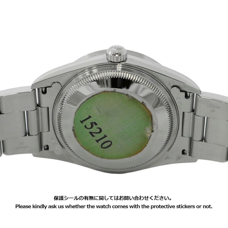 ロレックス オイスターパーペチュアル デイト Y番 15210 ROLEX 腕時計 ブルー文字盤 アラビア