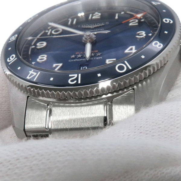 ロンジン スピリット ズールータイム L3.812.4.93.6 LONGINES 腕時計 ブルー文字盤