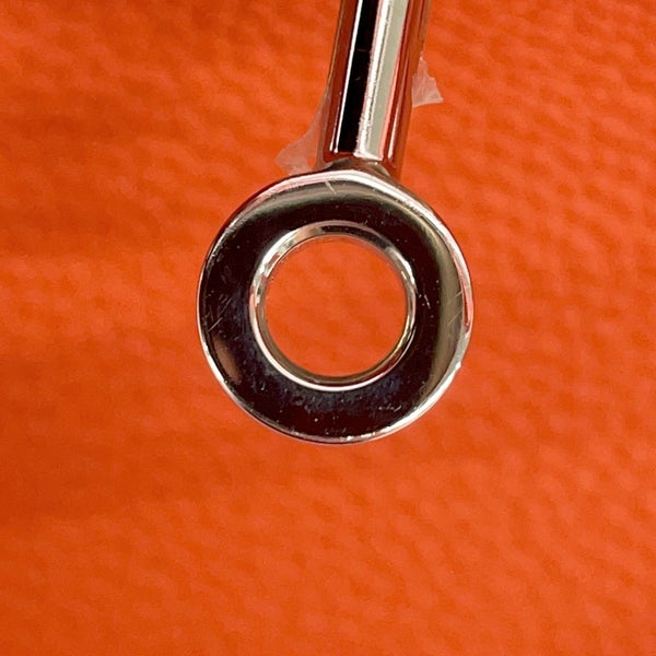 エルメス バーキン30 タッチ オレンジポピー/シルバー金具 アリゲーターマット/トゴ U刻印 HERMES Birkin ハンドバッグ