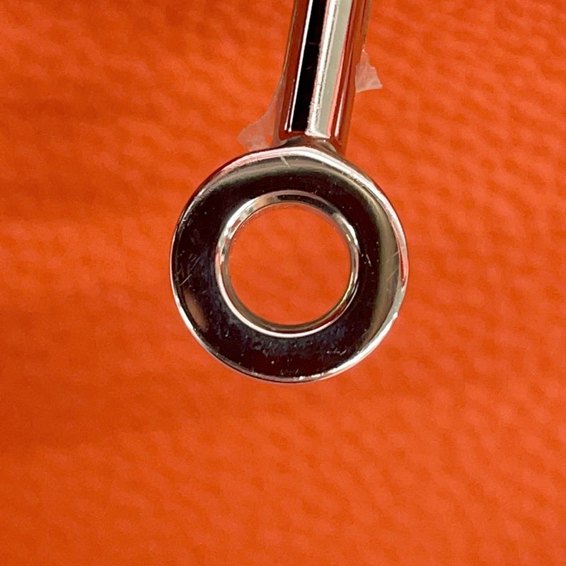 エルメス バーキン30 タッチ オレンジポピー/シルバー金具 アリゲーターマット/トゴ U刻印 HERMES Birkin ハンドバッグ