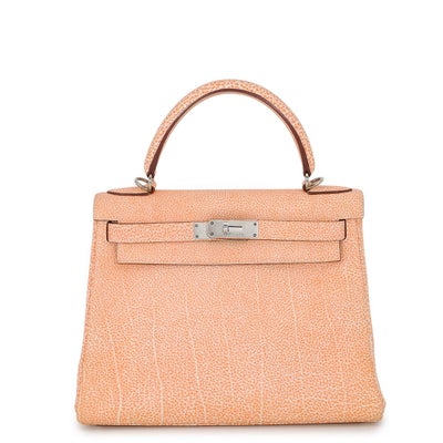 Hermès Kelly 28 Orange Palladium