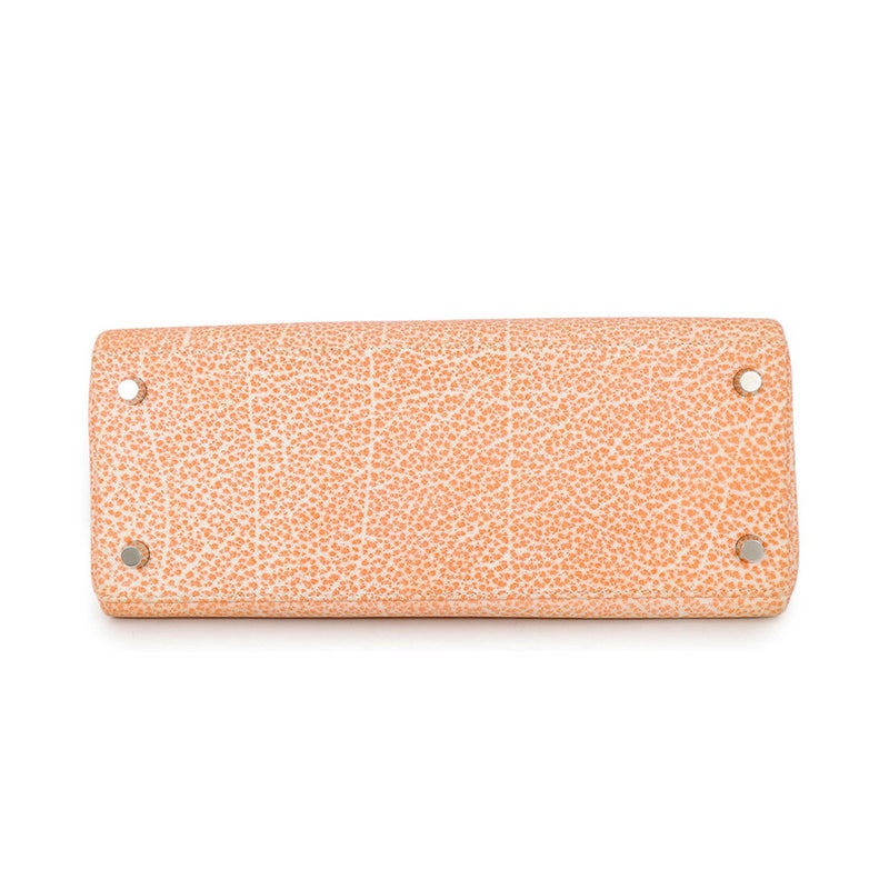 エルメス ハンドバッグ ケリー28 内縫い ダルメシアン オレンジ/シルバー金具 ブッフルスキッパー □F刻印 ２wayショルダー