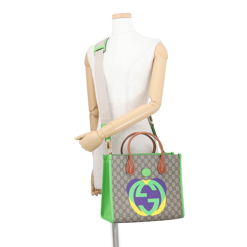 グッチ ハンドバッグ GGスプリーム PVC レザー 680956 GUCCI 2way