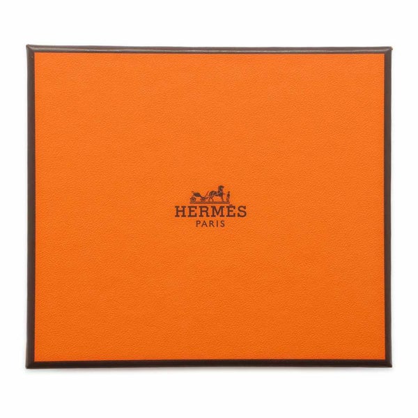 エルメス カードケース ベアン ミニ  モノクローム ブラック/クローム金具 ヴォーエプソン Z刻印 HERMES 財布 黒