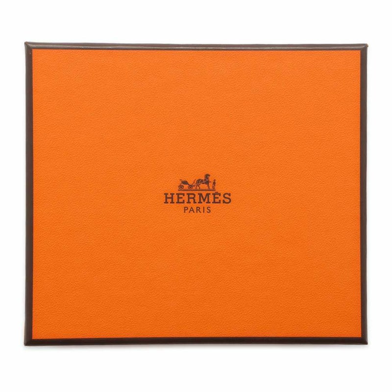エルメス カードケース ベアン ミニ  モノクローム ブラック/クローム金具 ヴォーエプソン Z刻印 HERMES 財布 黒