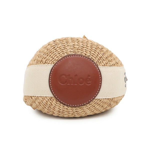 クロエ ハンドバッグ ウッディ スモール バスケット ストロー CHC22SS381G55101 Chloe ショルダーバッグ