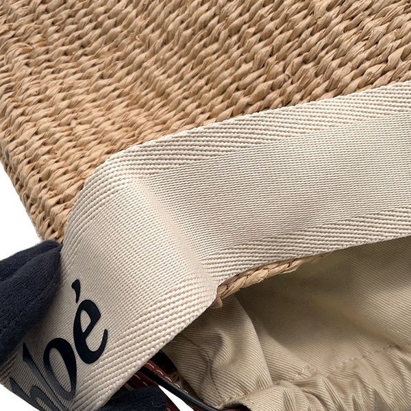 クロエ ハンドバッグ ウッディ スモール バスケット ストロー CHC22SS381G55101 Chloe ショルダーバッグ
