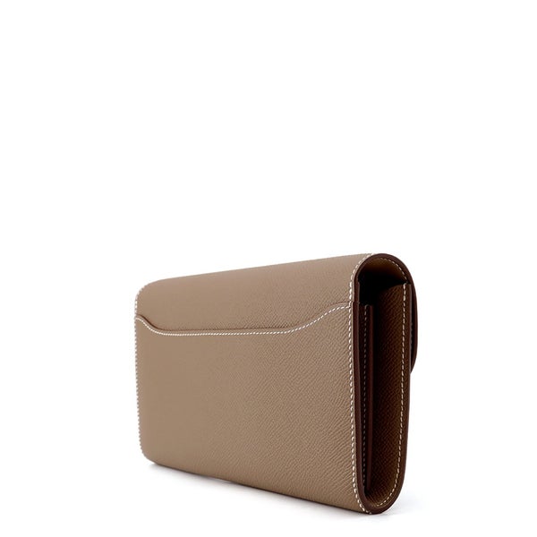 エルメス 長財布 コンスタンス トゥーゴー ロング エトゥープ/ゴールド金具 エプソン G刻印 財布