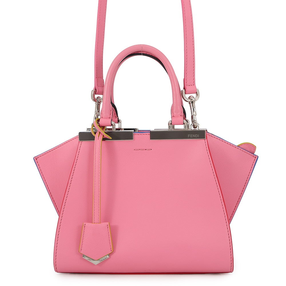 フェンディ ハンドバッグ ミニ トロワジュ―ル レザー 8BH333 FENDI