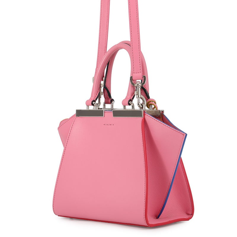 フェンディ ハンドバッグ ミニ トロワジュ―ル レザー 8BH333 FENDI 2wayショルダー