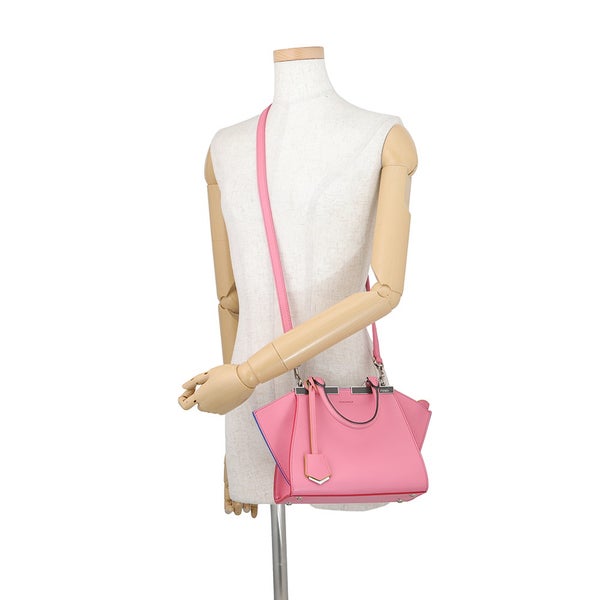 フェンディ ハンドバッグ ミニ トロワジュ―ル レザー 8BH333 FENDI 2wayショルダー