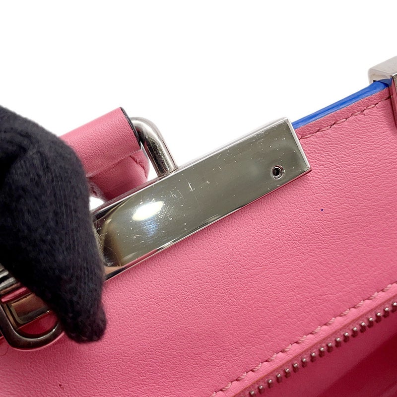 フェンディ ハンドバッグ ミニ トロワジュ―ル レザー 8BH333 FENDI 2wayショルダー