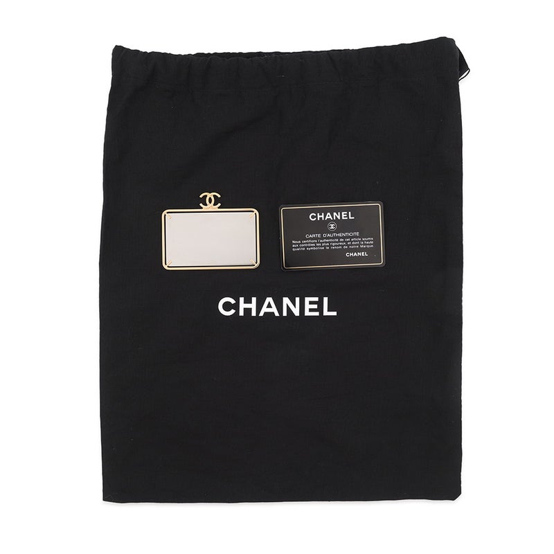 シャネル チェーンバニティバック ミニ マトラッセ ココマーク キャビアスキン AP2634 CHANEL バッグ 黒