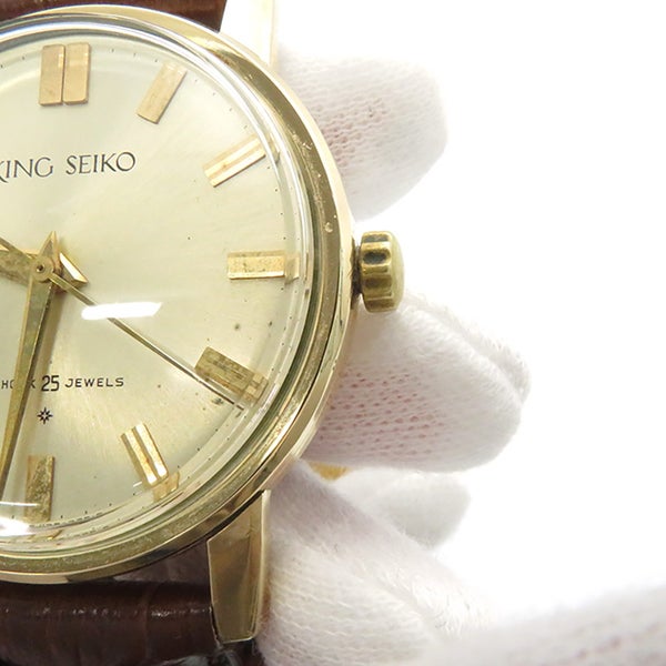セイコー キングセイコー J14102E SEIKO 腕時計 ウォッチ ゴールド文字盤 ヴィンテージ