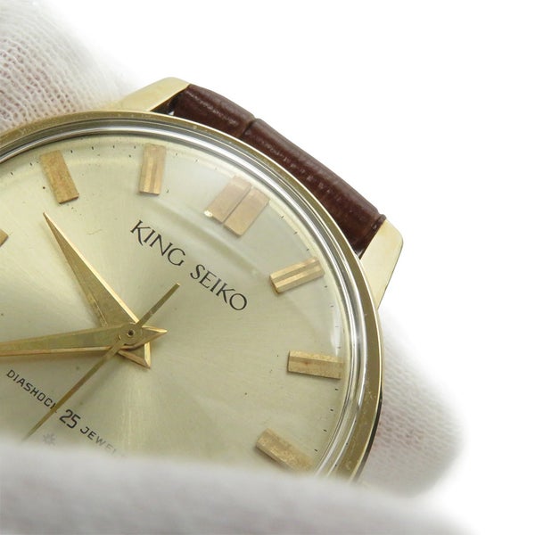 セイコー キングセイコー J14102E SEIKO 腕時計 ウォッチ ゴールド文字盤 ヴィンテージ