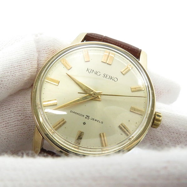 セイコー キングセイコー J14102E SEIKO 腕時計 ウォッチ ゴールド文字盤 ヴィンテージ