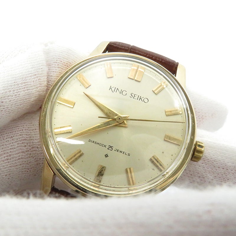 セイコー キングセイコー J14102E SEIKO 腕時計 ウォッチ ゴールド文字盤 ヴィンテージ