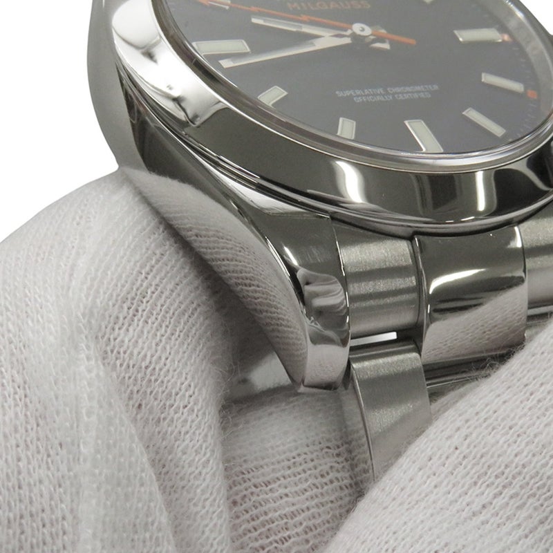 ロレックス ミルガウス ランダムシリアル ルーレット V番 116400 ROLEX 腕時計 黒文字盤
