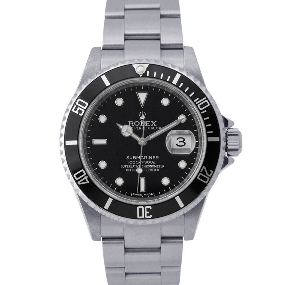 ロレックス サブマリーナ デイト M番 16610 ROLEX 腕時計 黒文字盤
