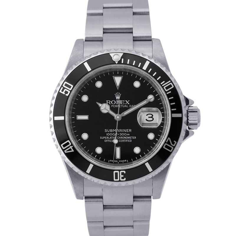ロレックス サブマリーナ デイト M番 16610 ROLEX 腕時計 黒文字盤