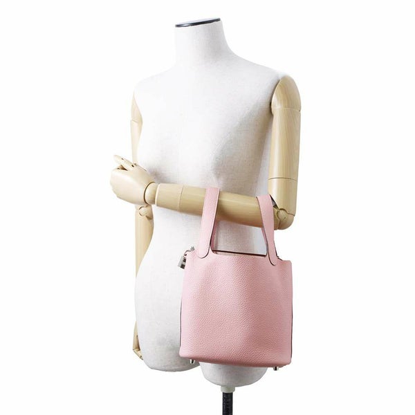 エルメス ハンドバッグ ピコタンロックPM ローズサクラ/シルバー金具 トリヨンクレマンス B刻印