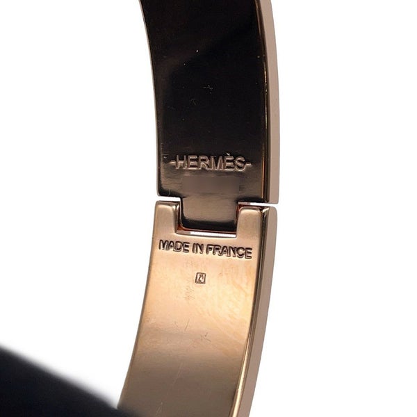 エルメス ブレスレット クリック H クリッククラックPM ブラック/ピンクゴールド金具 HERMES アクセサリー