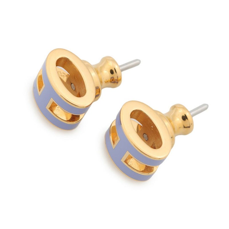 エルメス ピアス ミニ・ポップアッシュ リラ/ゴールド金具 HERMES アクセサリー