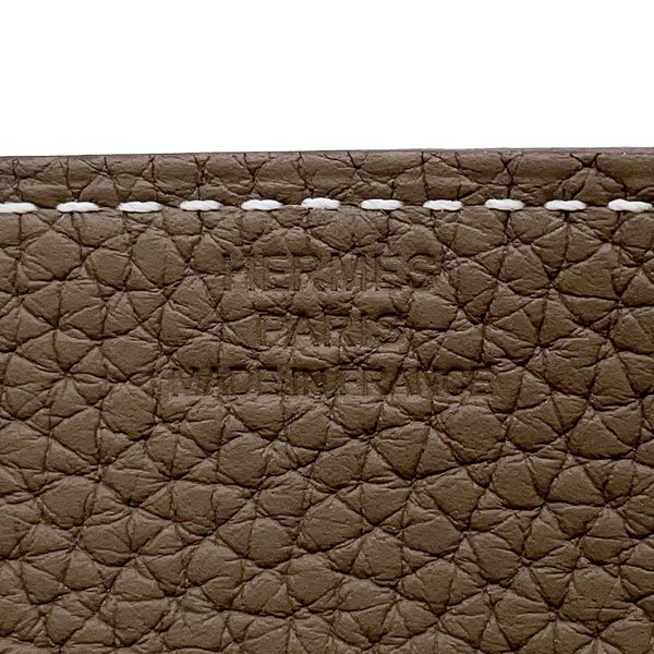 エルメス トレイ ヴィド・ポッシュ ミーズ・エ・ルランス エトゥープ/シルバー金具 トリヨン U刻印 HERMES トレー