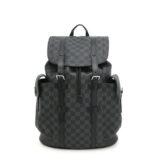 ルイヴィトン リュック ダミエ・グラフィット クリストファーMM N41379 LOUIS VUITTON ブラック 黒 バックパック