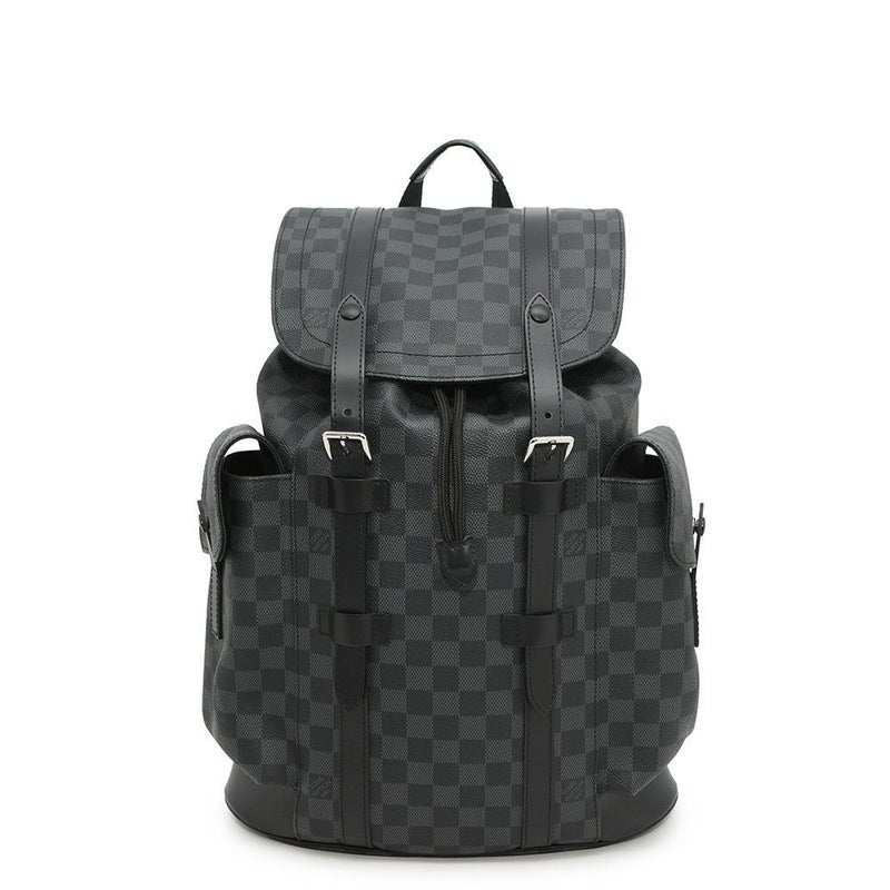 ルイヴィトン リュック ダミエ・グラフィット クリストファーMM N41379 LOUIS VUITTON ブラック 黒 バックパック