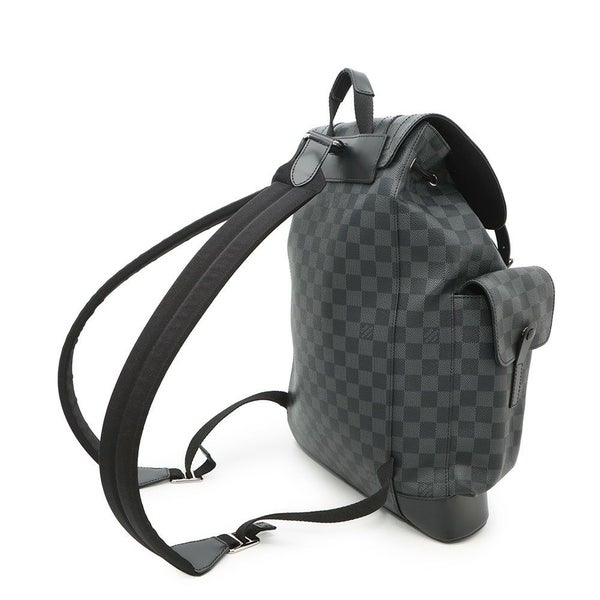 ルイヴィトン リュック ダミエ・グラフィット クリストファーMM N41379 LOUIS VUITTON ブラック 黒 バックパック