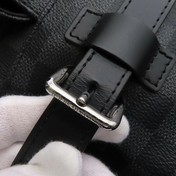 ルイヴィトン リュック ダミエ・グラフィット クリストファーMM N41379 LOUIS VUITTON ブラック 黒 バックパック