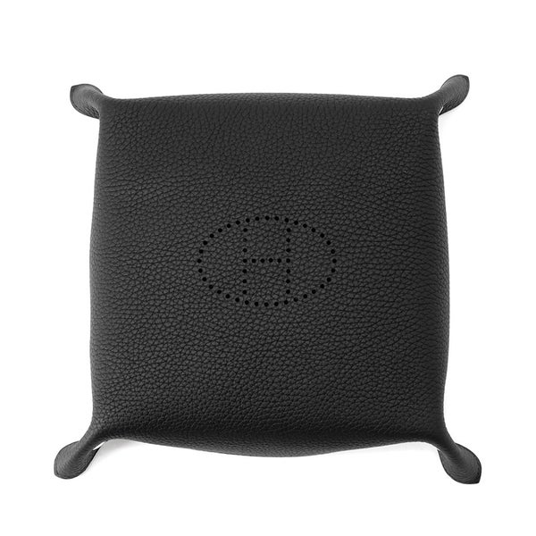 エルメス トレー ヴィドポッシュ ミーズ エ ルランス Hエヴリン ブラック/シルバー金具 トリヨンクレマンス U刻印 黒