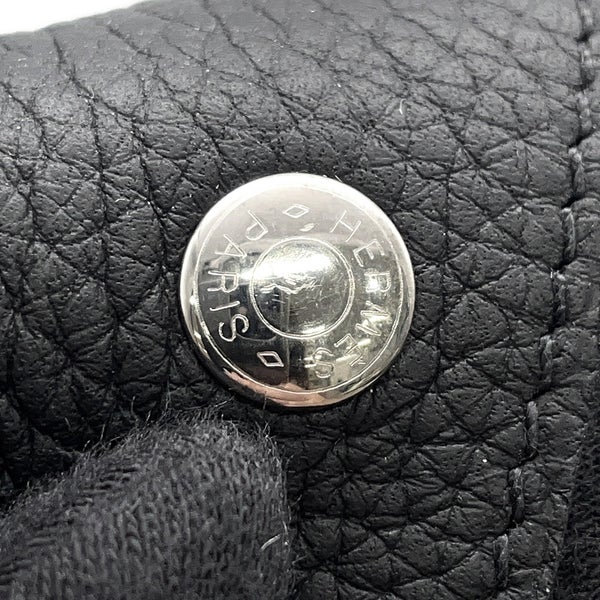 エルメス トレー ヴィドポッシュ ミーズ エ ルランス Hエヴリン ブラック/シルバー金具 トリヨンクレマンス U刻印 黒
