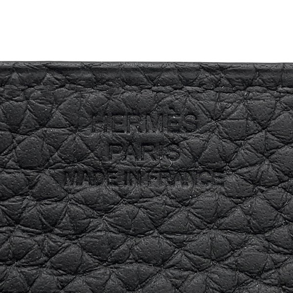 エルメス トレー ヴィドポッシュ ミーズ エ ルランス Hエヴリン ブラック/シルバー金具 トリヨンクレマンス U刻印 黒