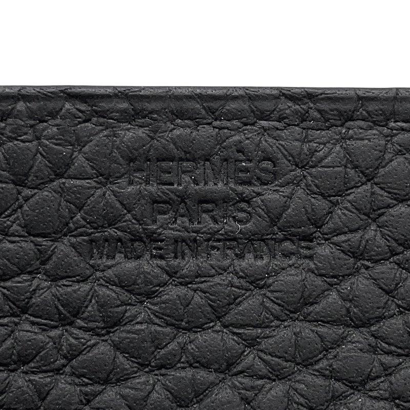 エルメス トレー ヴィドポッシュ ミーズ エ ルランス Hエヴリン ブラック/シルバー金具 トリヨンクレマンス U刻印 黒