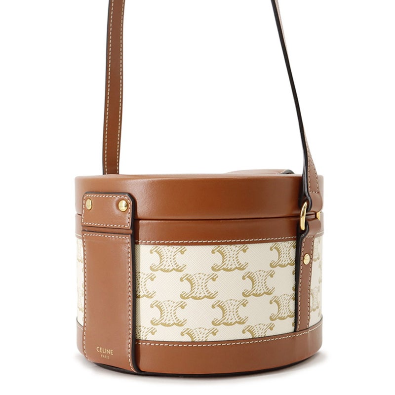 セリーヌ ショルダーバッグ トリオンフ タンブール ミディアム /レザー 195192 CELINE バッグ