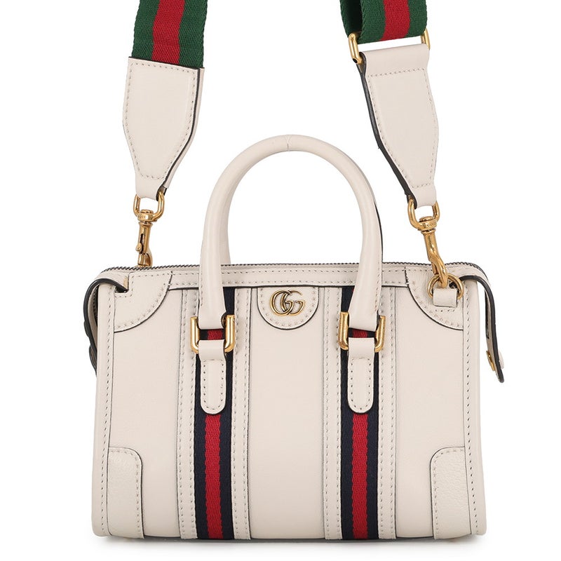 グッチ ハンドバッグ シェリーライン  レザー 715771 GUCCI ２wayショルダー 白