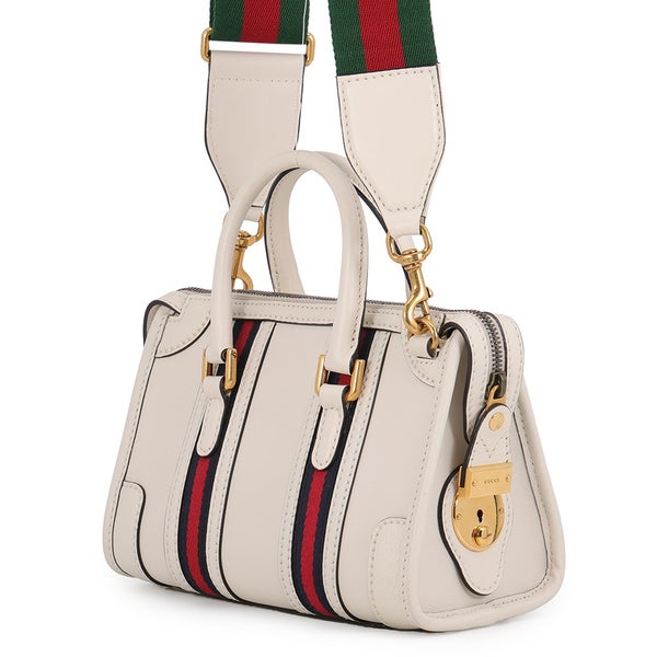 グッチ ハンドバッグ シェリーライン  レザー 715771 GUCCI ２wayショルダー 白