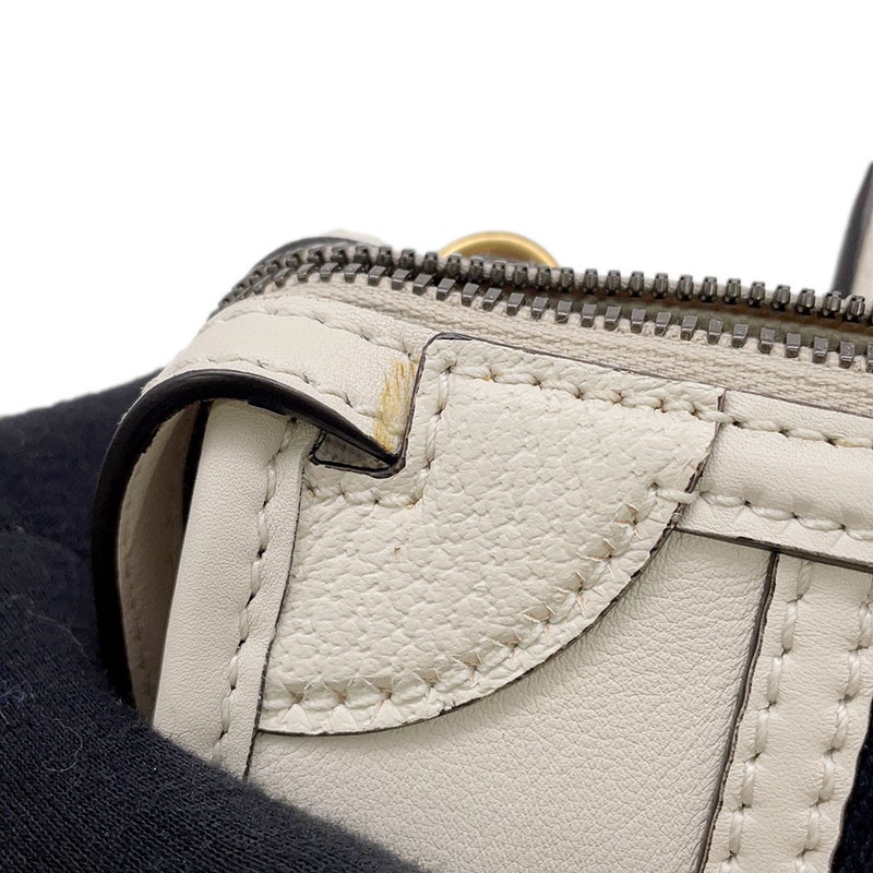 グッチ ハンドバッグ シェリーライン  レザー 715771 GUCCI ２wayショルダー 白