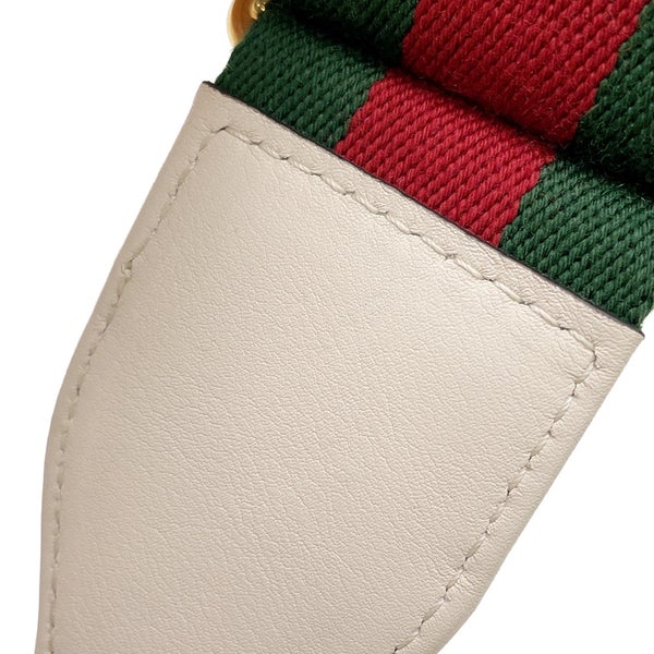 グッチ ハンドバッグ シェリーライン  レザー 715771 GUCCI ２wayショルダー 白