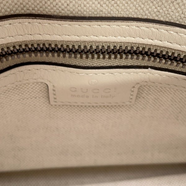 グッチ ハンドバッグ シェリーライン  レザー 715771 GUCCI ２wayショルダー 白