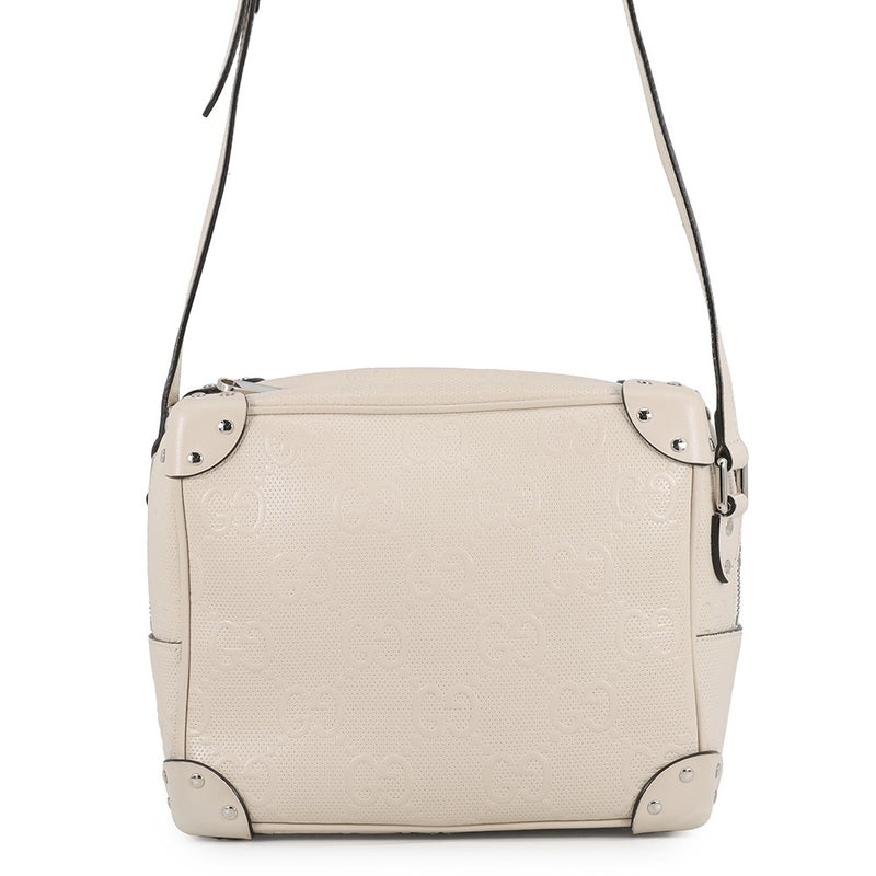 グッチ ショルダーバッグ GGエンボス レザー 626363 GUCCI バッグ 白
