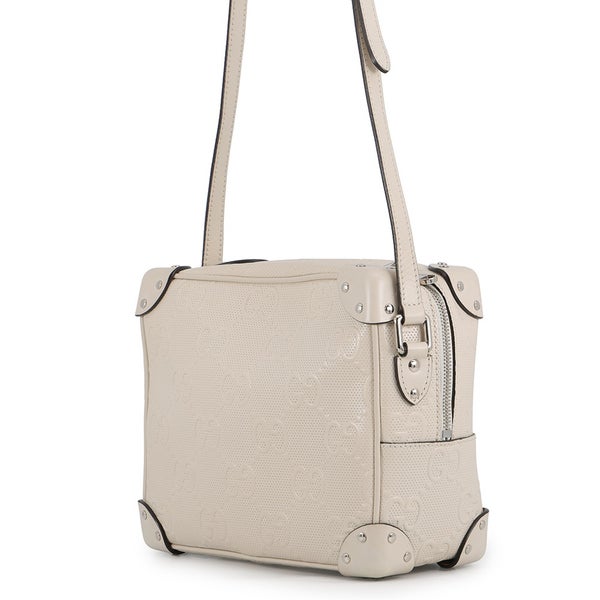 グッチ ショルダーバッグ GGエンボス レザー 626363 GUCCI バッグ 白