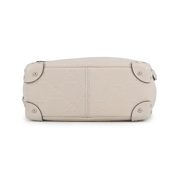 グッチ ショルダーバッグ GGエンボス レザー 626363 GUCCI バッグ 白